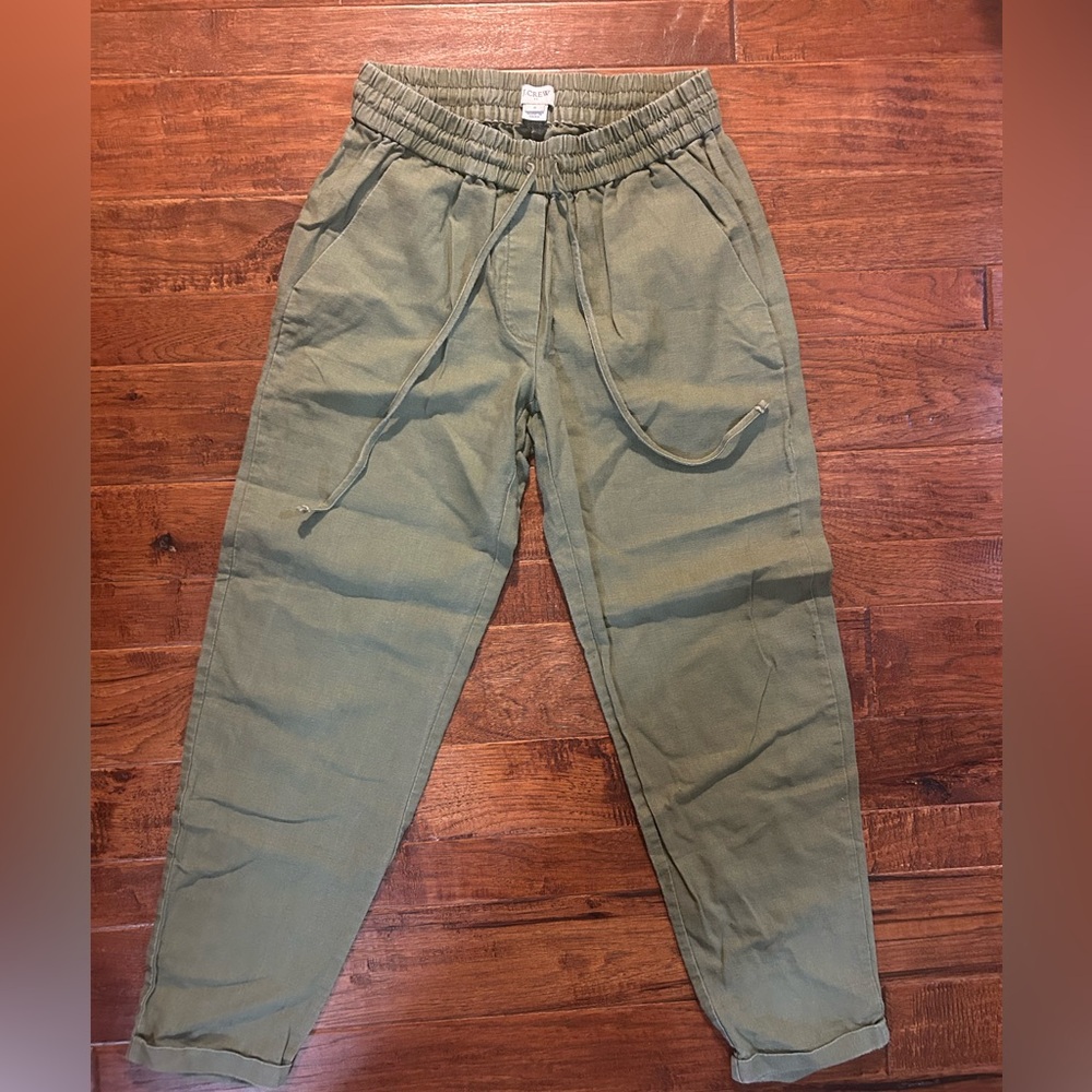 Cute Army Green J Crew Pants - Size 0
